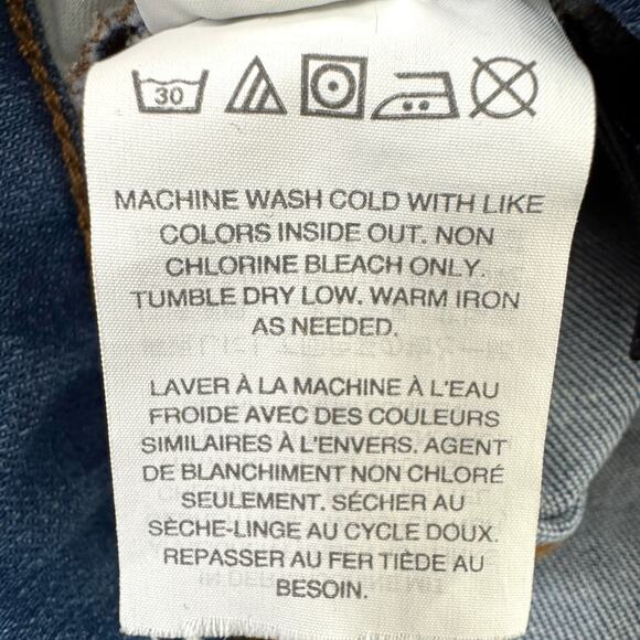 Madewell Womens Cali Demi Boot Jeans Size 26 Denim Blue - Picture 9 of 10